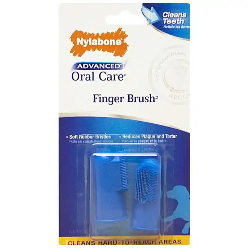 Nylabone Advanced Oral Care Finger Brush 2 Count