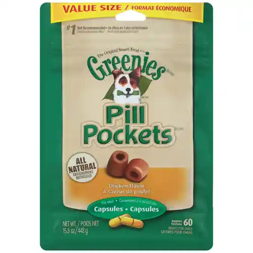 Pill Pockets Capsule D Chicken 15oz