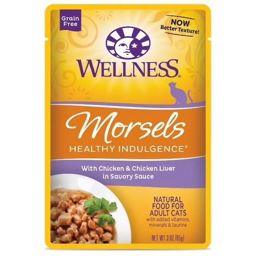 Wellness Morsels 3oz Chicken & Chicken Liver PCH