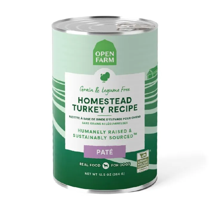 Open Farm Dog Turkey Pate Can 12.5oz