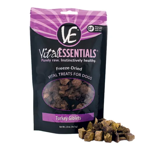 Vital Essentials 2.5oz  Freeze-dried Salmon Bites