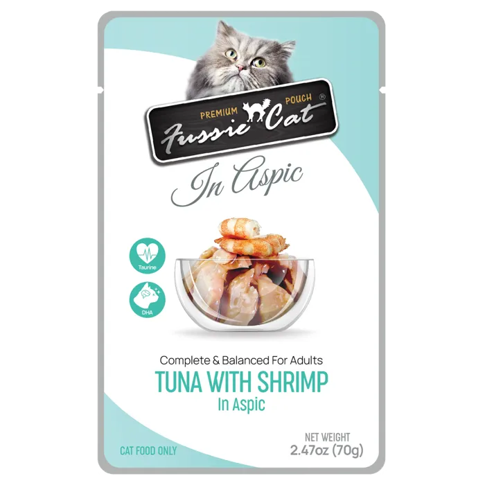 Fussie Cat 2.47oz  Tuna Shrimp Aspic PCH