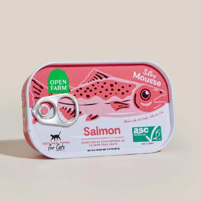 Open Farm Cat Topper Salmon Tin 3.17oz