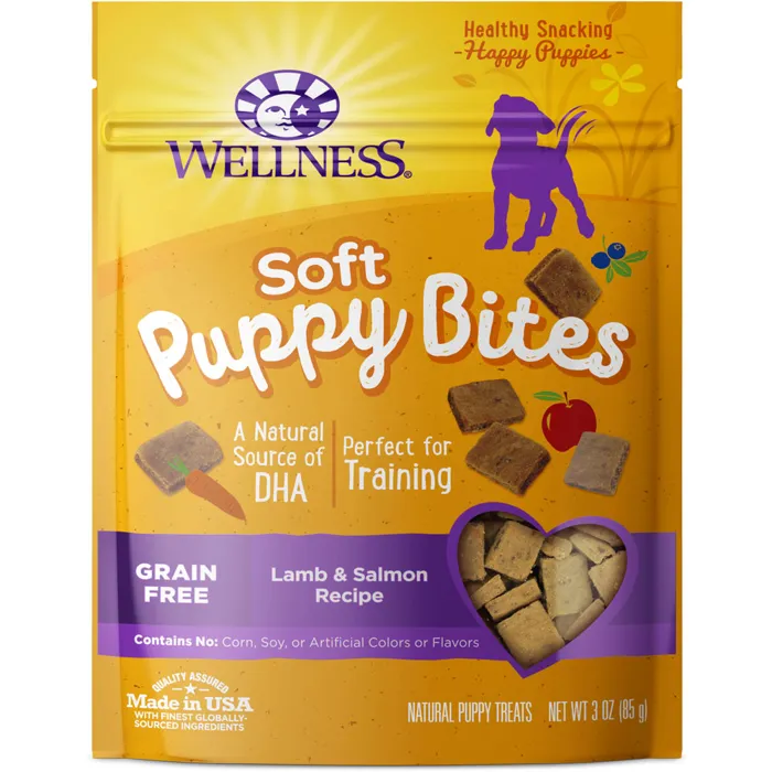 Wellness 3.5oz Soft Puppy Bites Lamb & Salmon