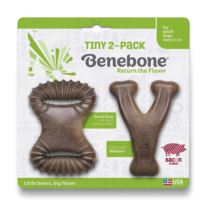 Benebone Tiny 2pk Bacon
