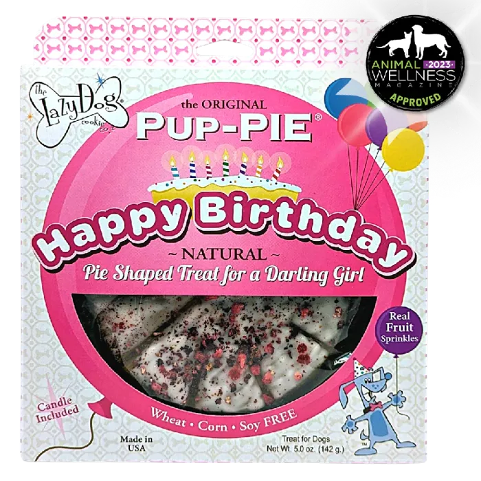 Lazy Dog Happy Birthday Cookie Pup Pie Girl phil