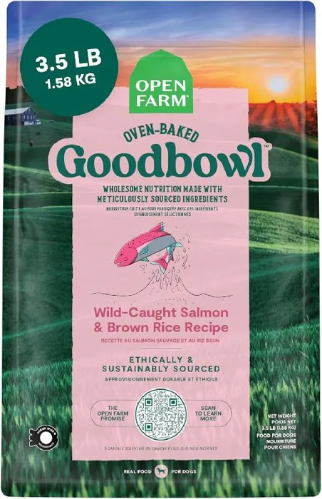 Open Farm Dog Dry Goodbowl Salmon Brown Rice 3.5#