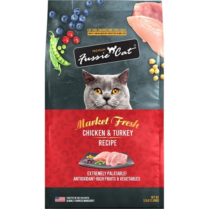 Fussie Cat Market Fresh Chicken Turkey 3.5lb
