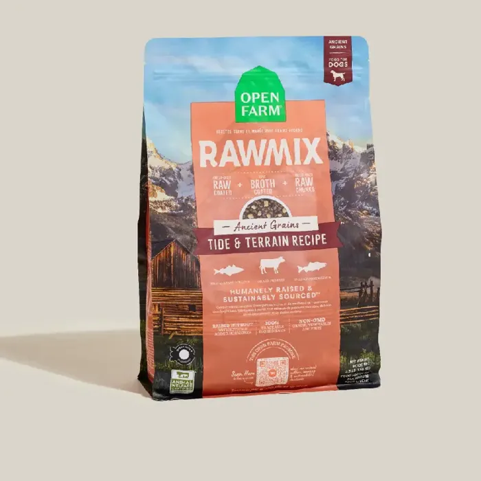 Open Farm Dog Dry Rawmix Tide & Terrain Ancient Grains 3.5#