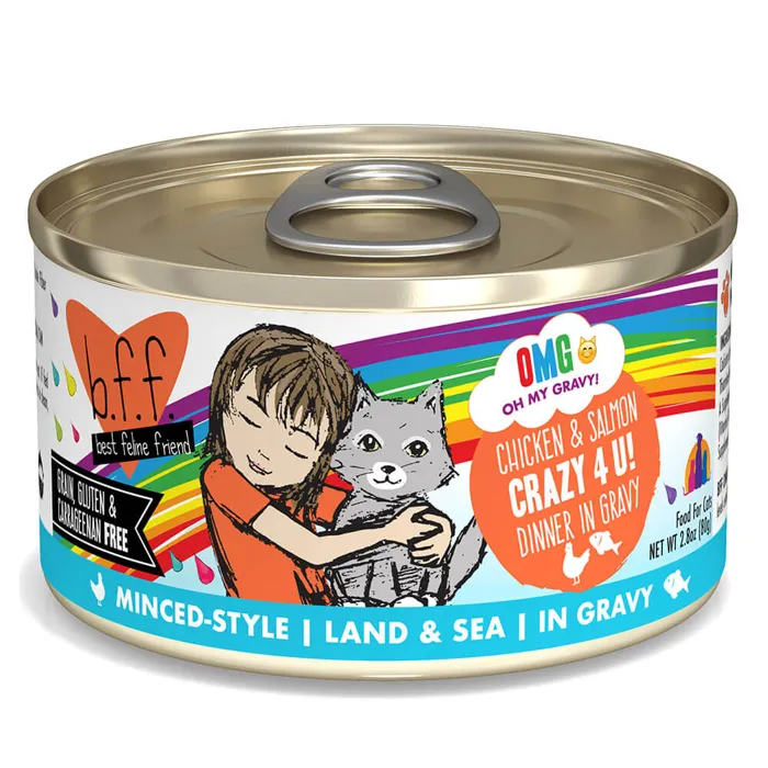 Weruva Cat 2.8oz BFF Crazy 4 U Chicken & Salmon