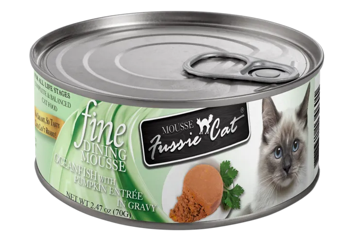 Fussie Cat Fine Dining Oceanfish/pumpkin Mousse 2z