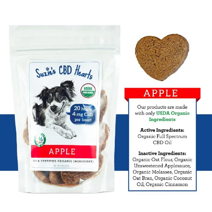 Suzie's 8-oz CBD Treats Apple